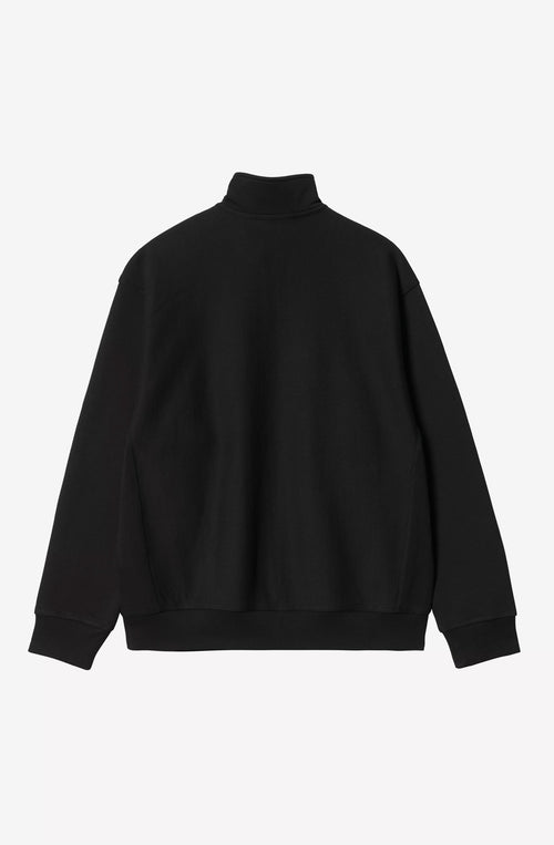 Carhartt WIP American Script Black Half Zip Sweatshirt