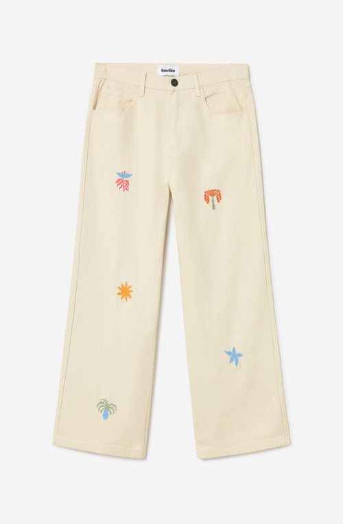 Baggy Oversize Pants Paradise Ivory