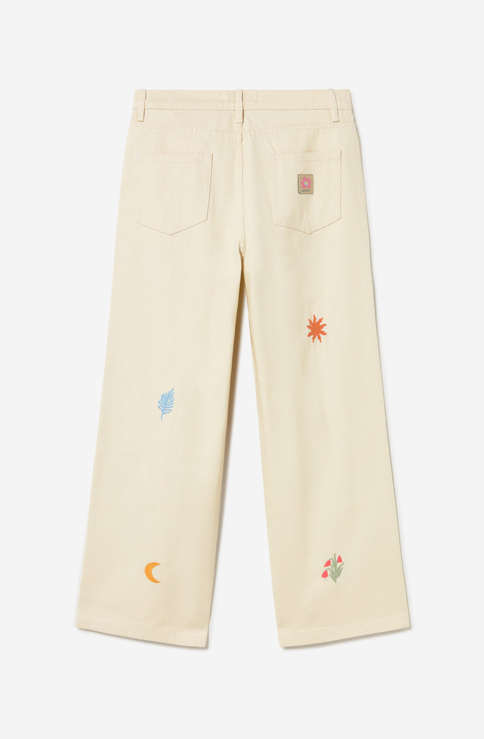 Pantalon baggy oversize Paradise Ivory