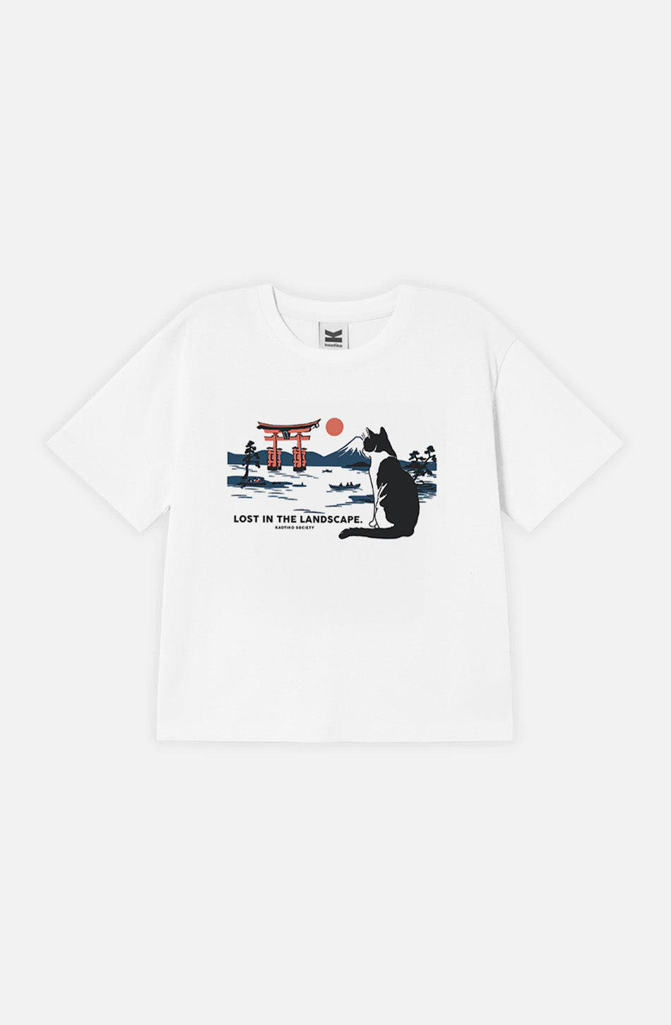 T-shirt Landscape White