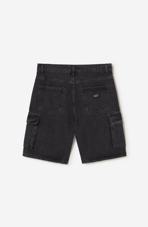 Bermuda Cargo Bonsai Denim Black