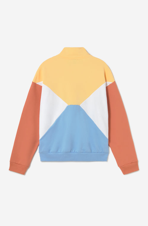 Anneta Sweatshirt Vanilla/White/Niagara/Apricot