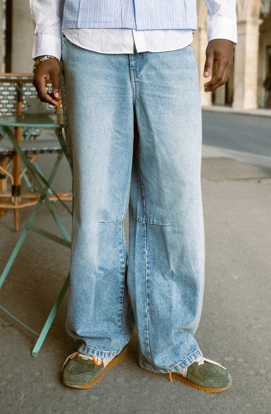 Pantalón Baggy Balloon Denim Blue
