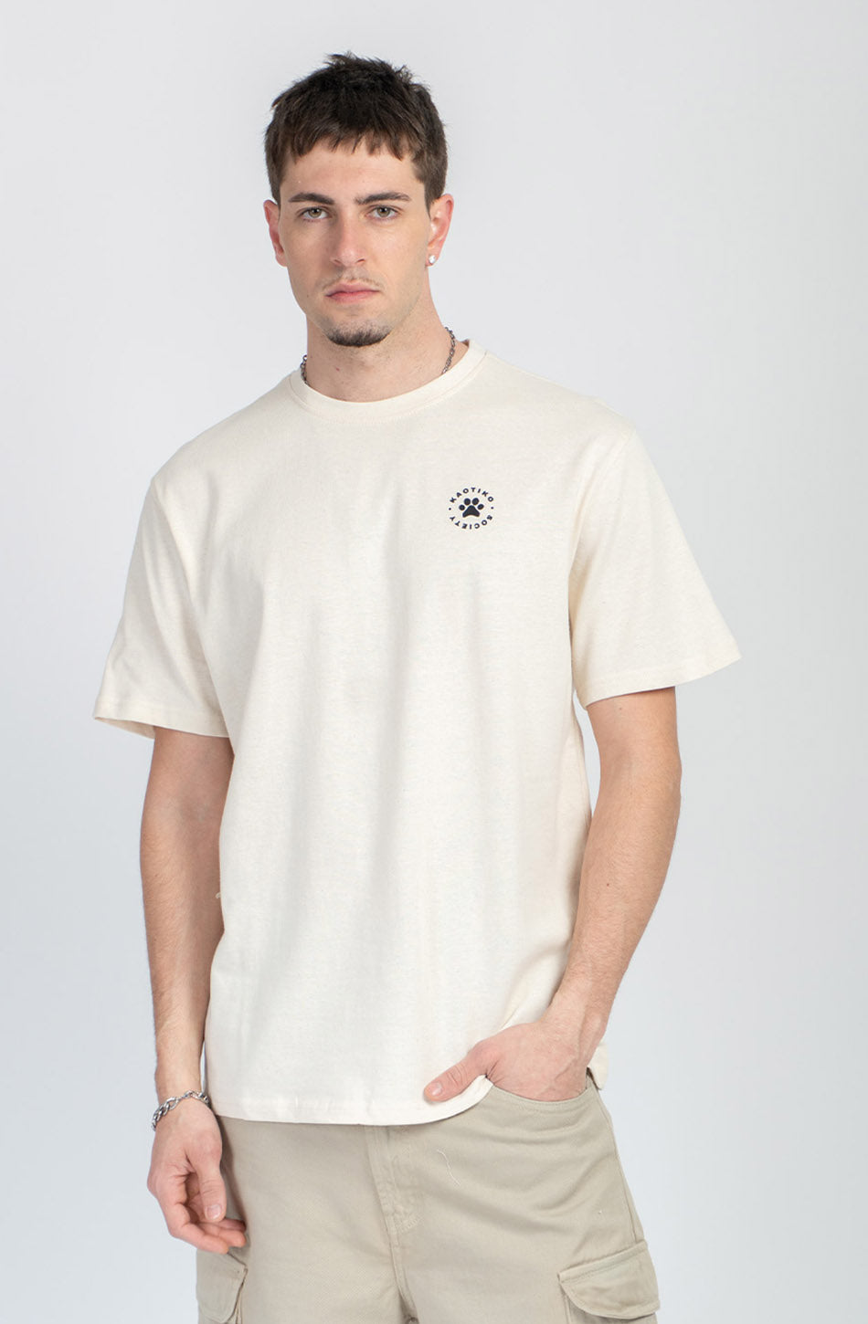 T-shirt Holiday Upgrade Organic Cotton Ivory