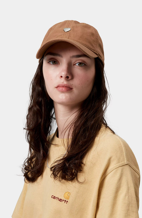 Heart Metal Hamilton Brown/Silver Cap