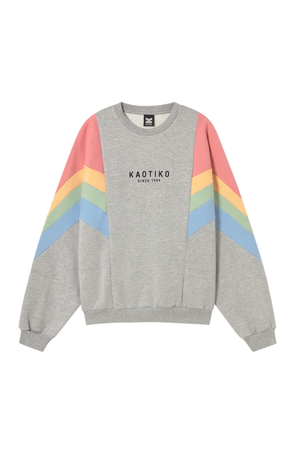 Sweat-shirt Ginger Gray/Salmon/Yellow/Green