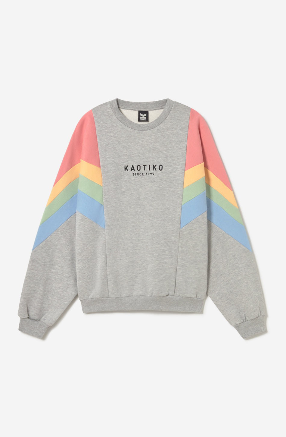 Sweat-shirt Ginger Gray/Salmon/Yellow/Green
