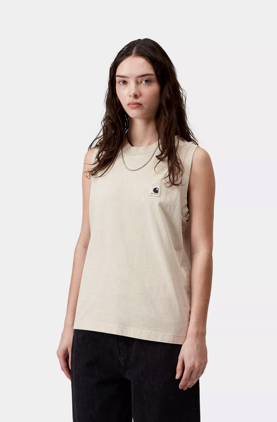 T-shirt Carhartt WIP W Nelson Organic Stone