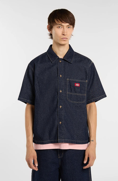 Chemise DICKIES Denim SS Rinsed