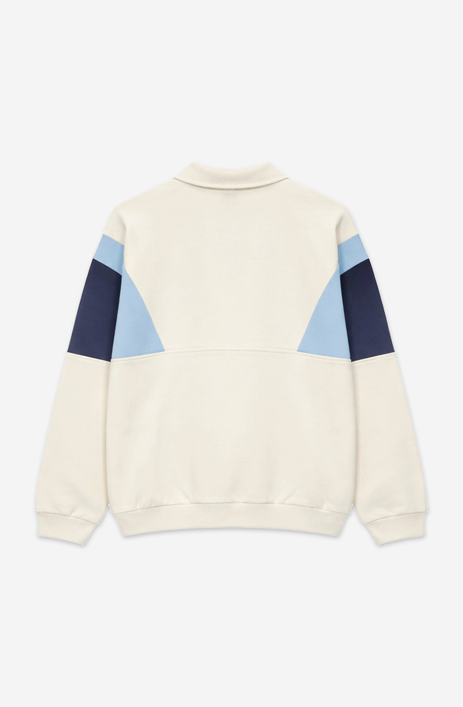 Sweat-shirt Polo Harry Ivoire/Bleu marine/Bleu ciel