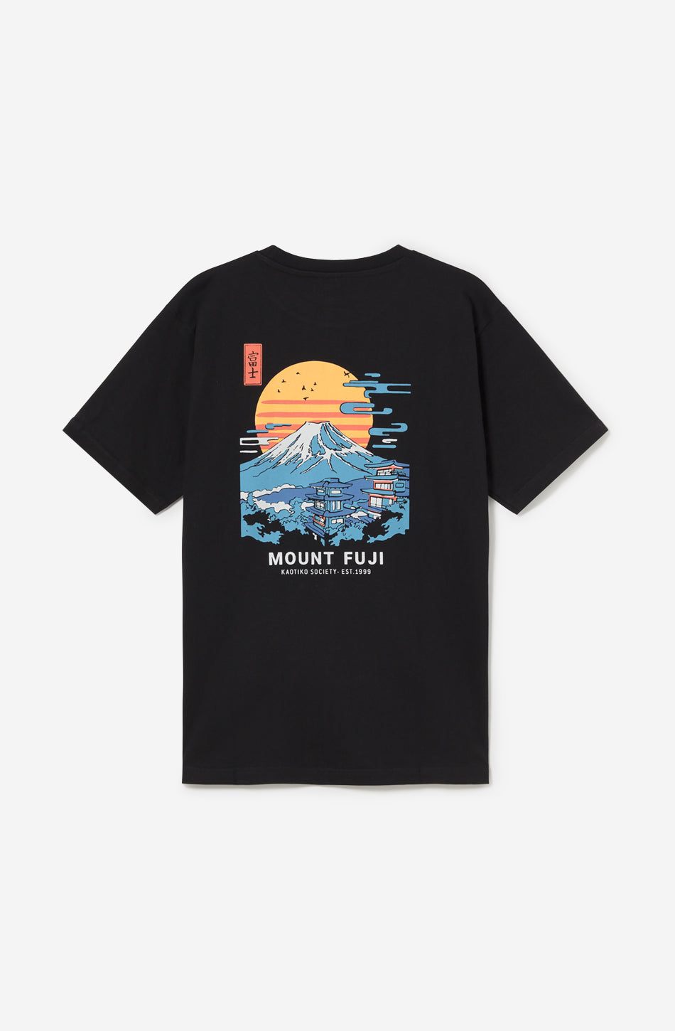 T-shirt Mount Fuji Black