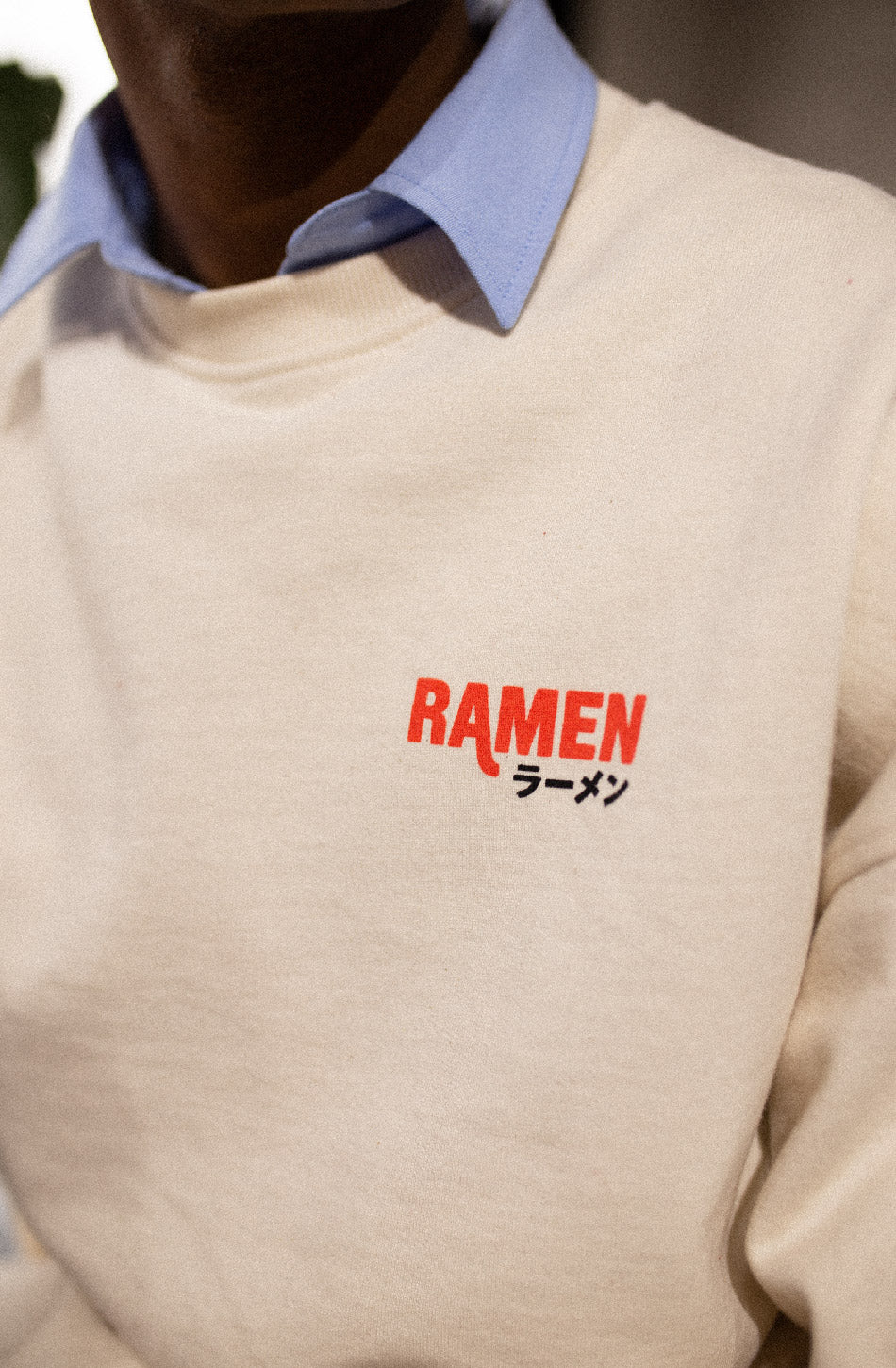 Sweat-shirt Ramen Osaka Ivory