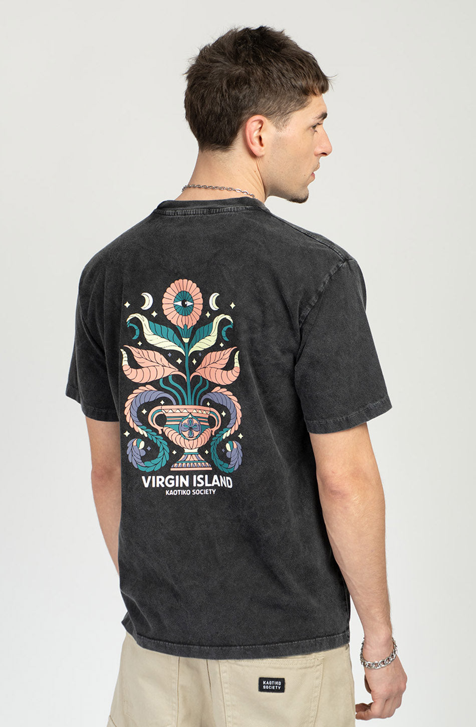 T-shirt Virgin Island Black