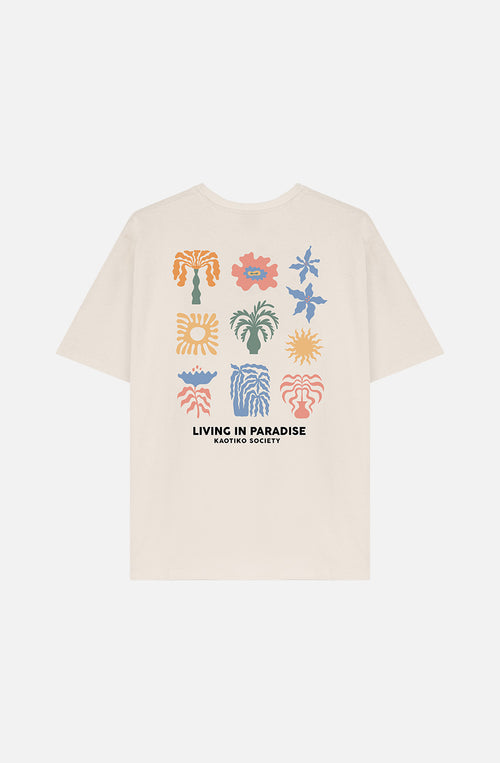 Paradise Organic Cotton Ivory T-shirt