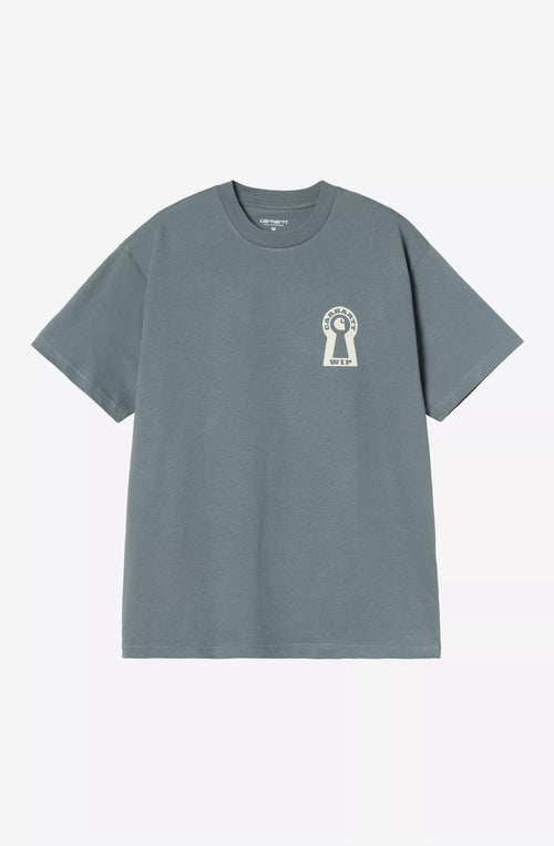 T-shirt CARHARTT Locked Organic Cozy Blue