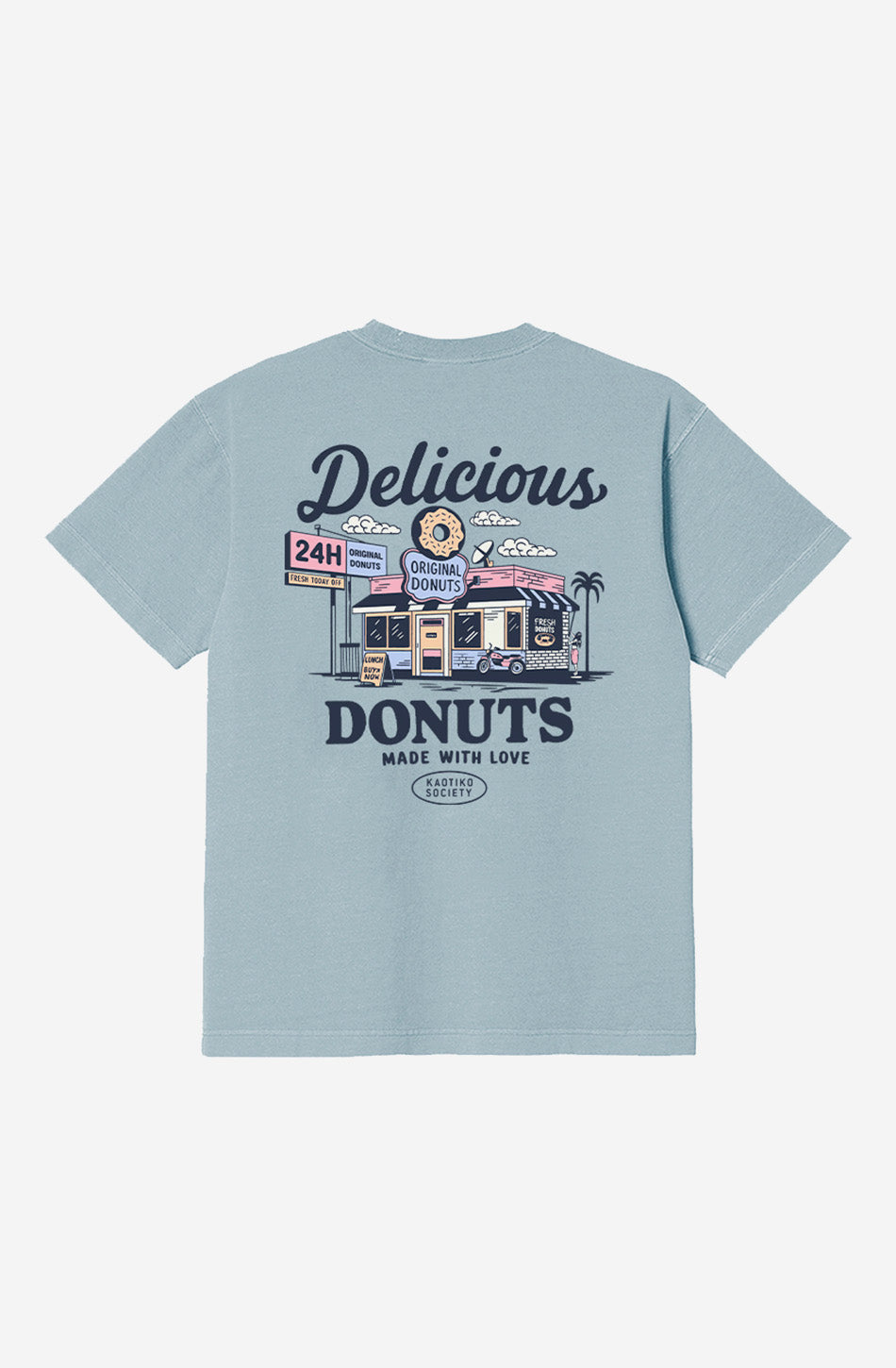 T-shirt Delicious Donuts Fresh Green
