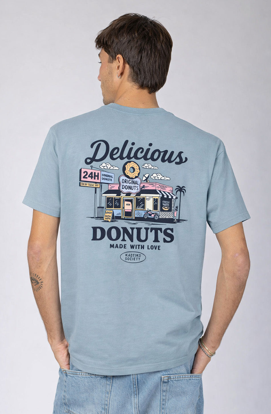 T-shirt Delicious Donuts Fresh Green