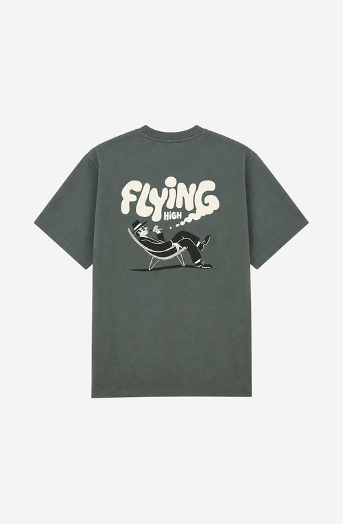 T-Shirt Flying High Man Grün