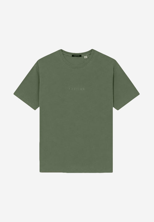 T-Shirt Basic Washed Army