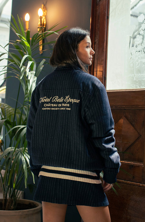 Veste Striped Belle Époque White / Navy