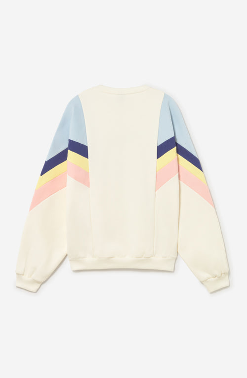 Sweatshirt Ginger Elfenbein/Blau/Navy/Rosa/Gelb