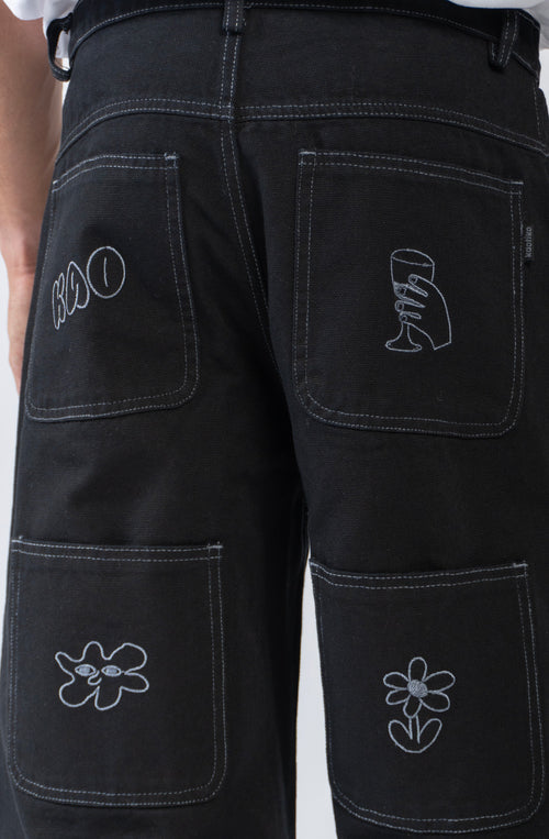 Hose Breeze Club Denim Black