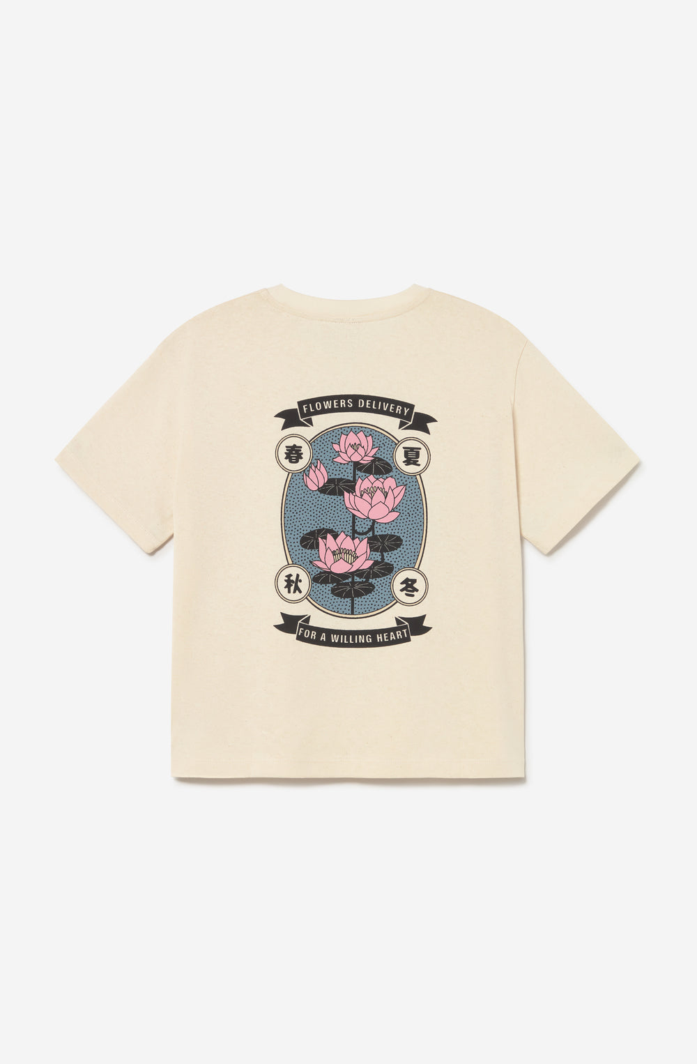 T-shirt Flowers Delivery en coton biologique