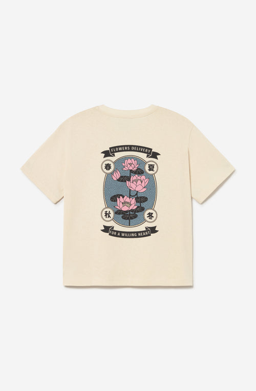 T-shirt Flowers Delivery en coton biologique