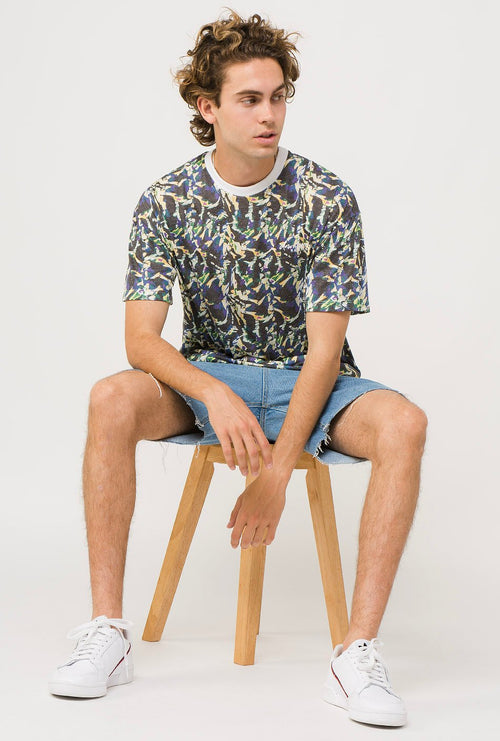 T-shirt Psycho lilas