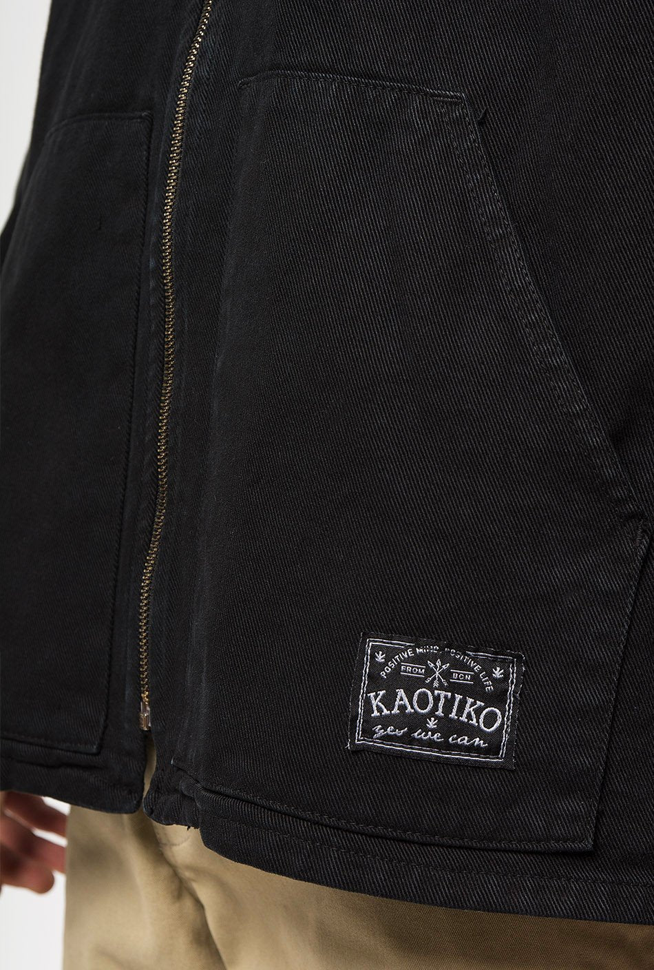 Veste Zippée Noir