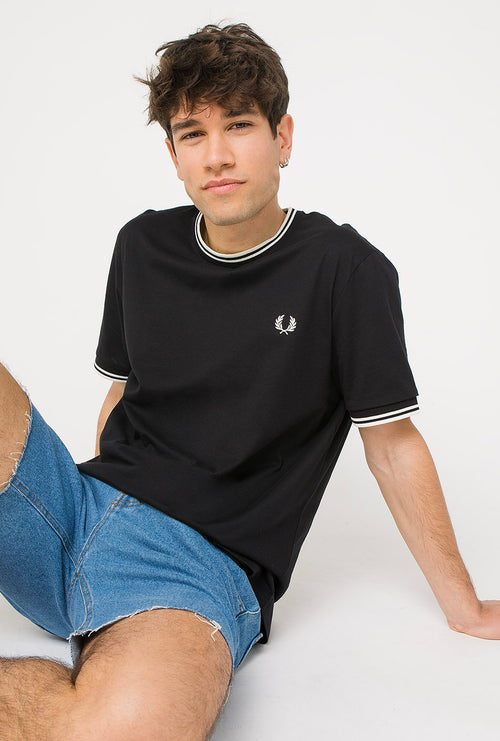 T-shirt Fred Perry Noir