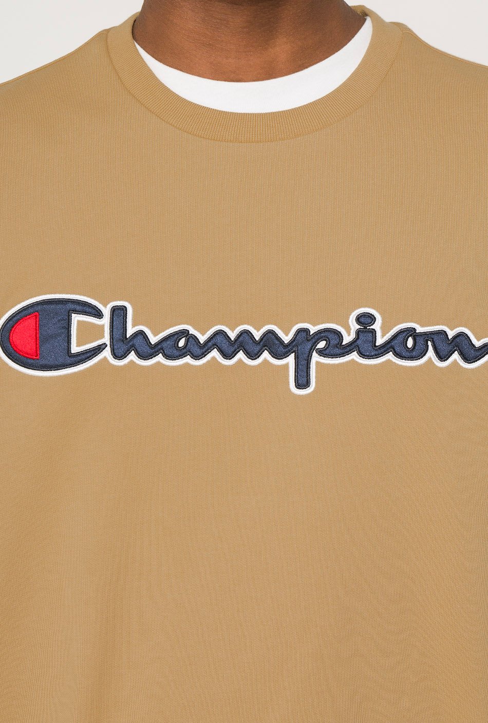 Champion Script Logo Marron Hoodie