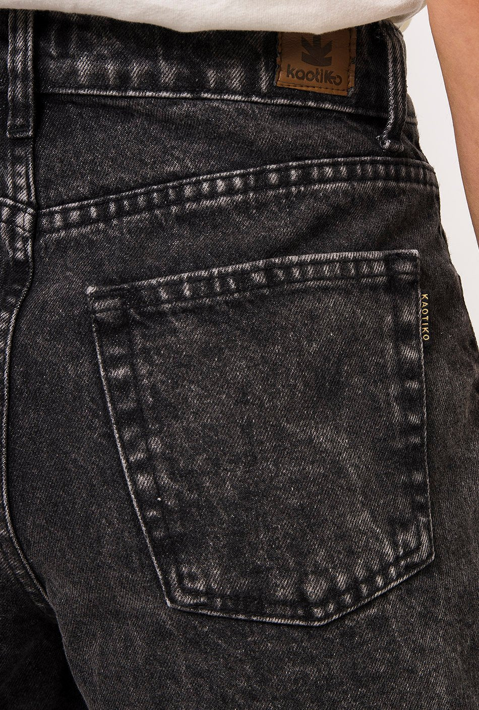 Retro Shorts Wash Black