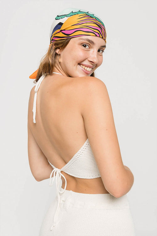 Top à bretelles en crochet Formentera