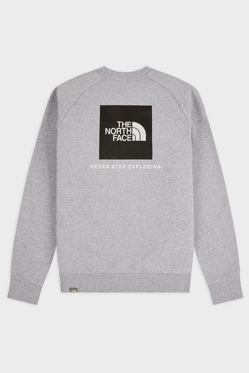 NF0A4SZ9DYX1 RAGLAN REDBOX CREW TNF LIGHT GREY H