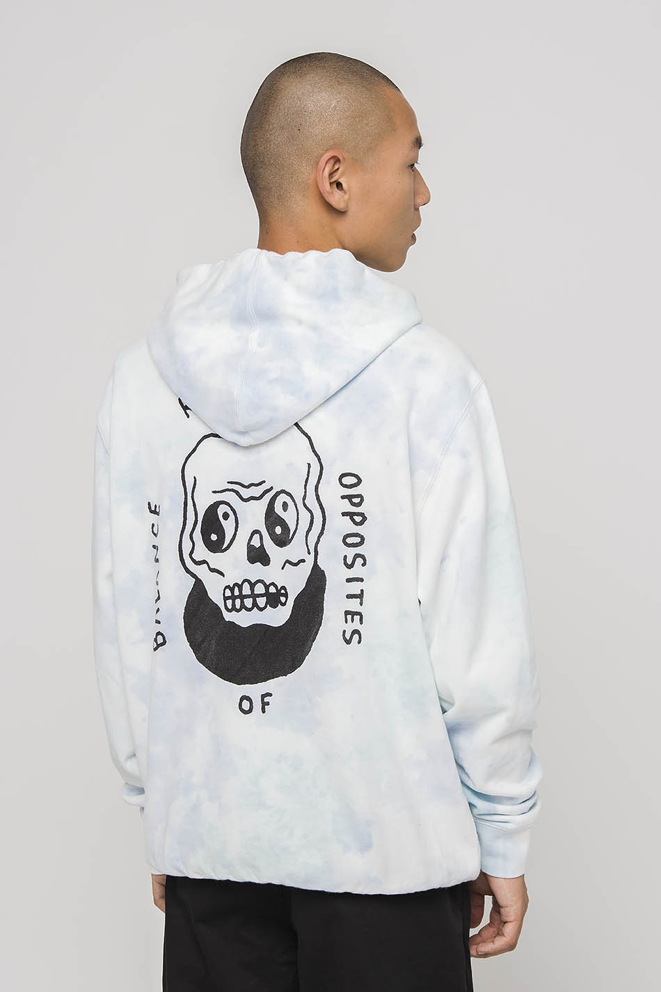 Sweatshirt à Capuche RVCA Benji Skull Blumble Tie Dye