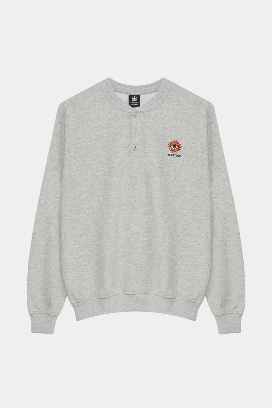 Sun Eye Buttons Pullover