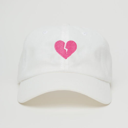 Casquette Broken Heart White