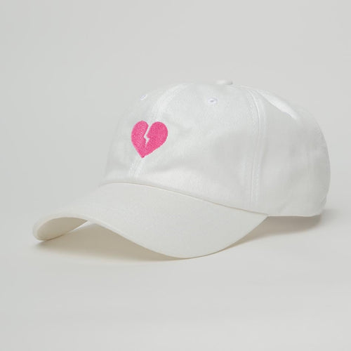 Casquette Broken Heart White