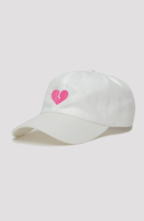 Casquette Broken Heart White