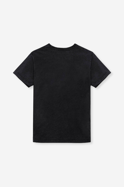 Tee-shirt Washed Mouth Black