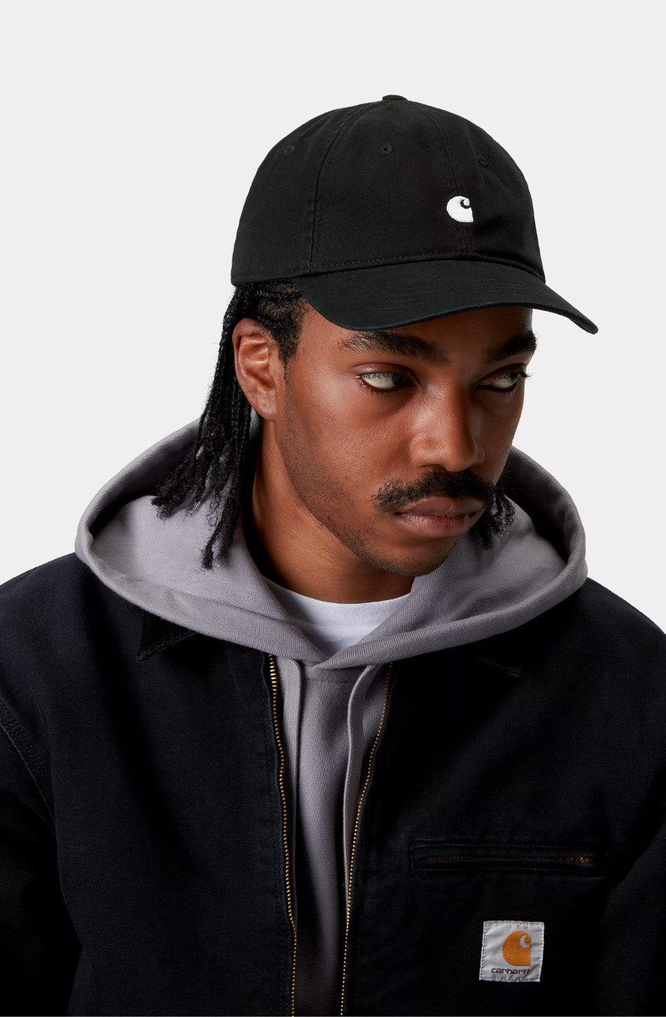 Gorra Carhartt WIP Madison Logo Black/White