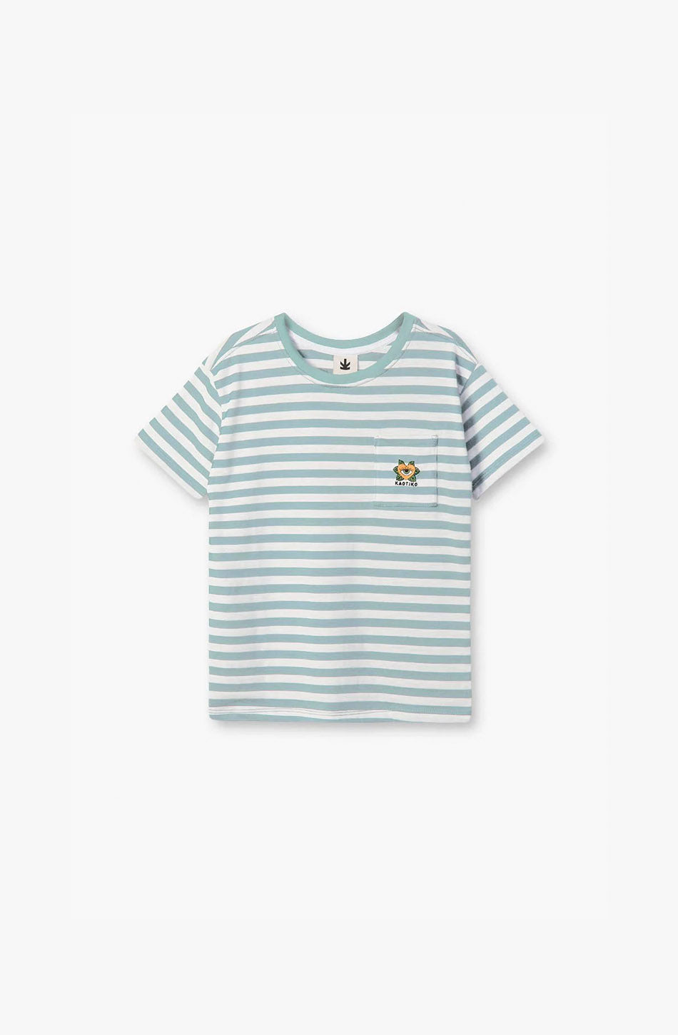 Tee-shirt Rayures Cœur Bleu
