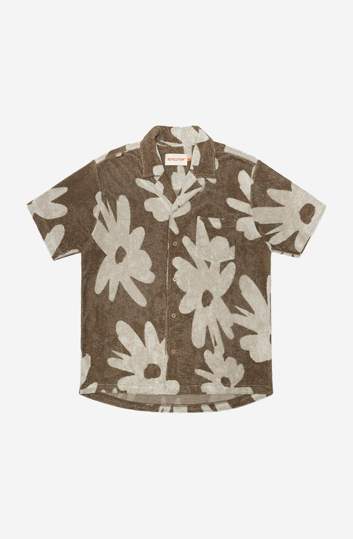 3919 SHIRT S/S  BROWN