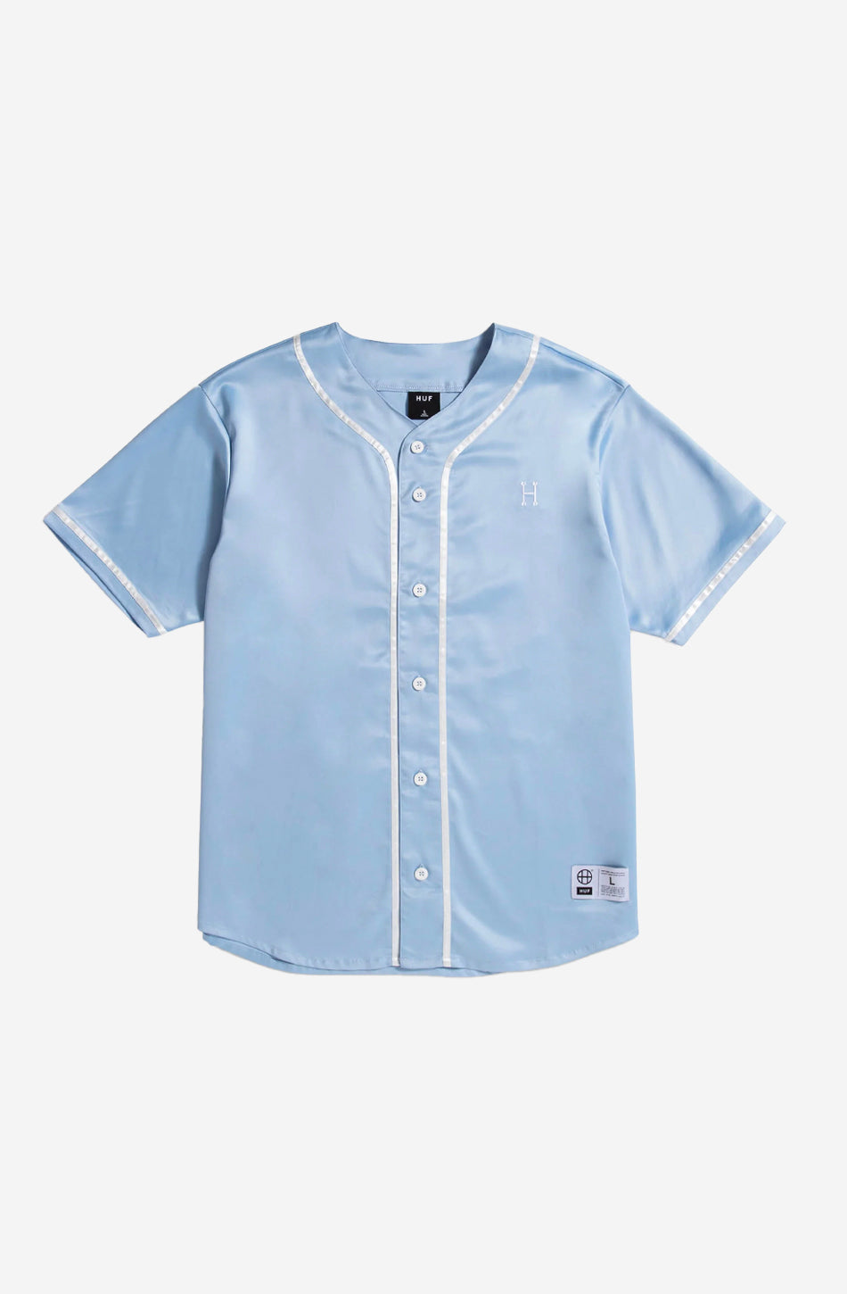 Camiseta HUF Community Baseball Sky
