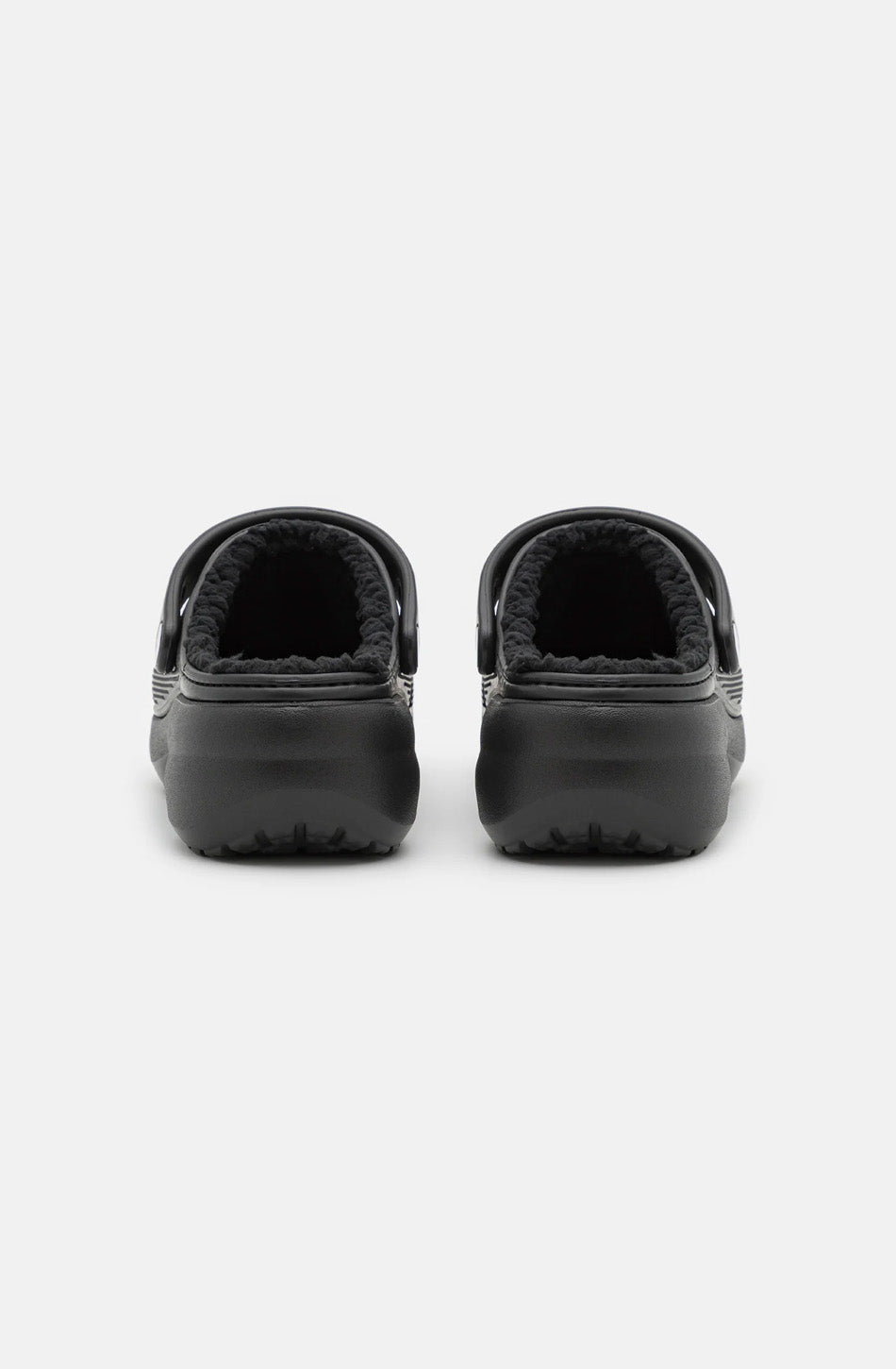 Zuecos Crocs Classic Platform Lined Black