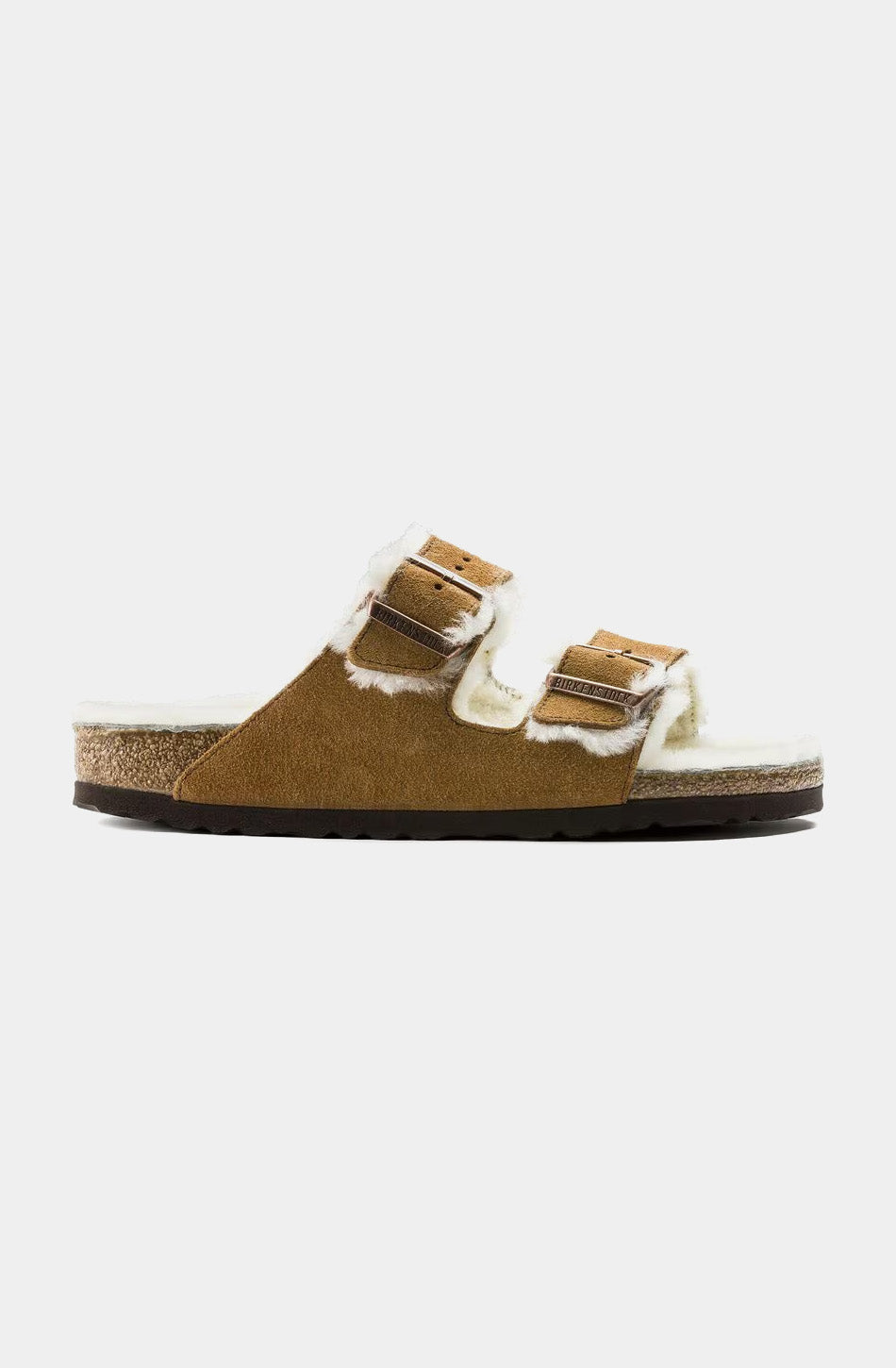 Sandales Birkenstock Arizona en cuir de vison