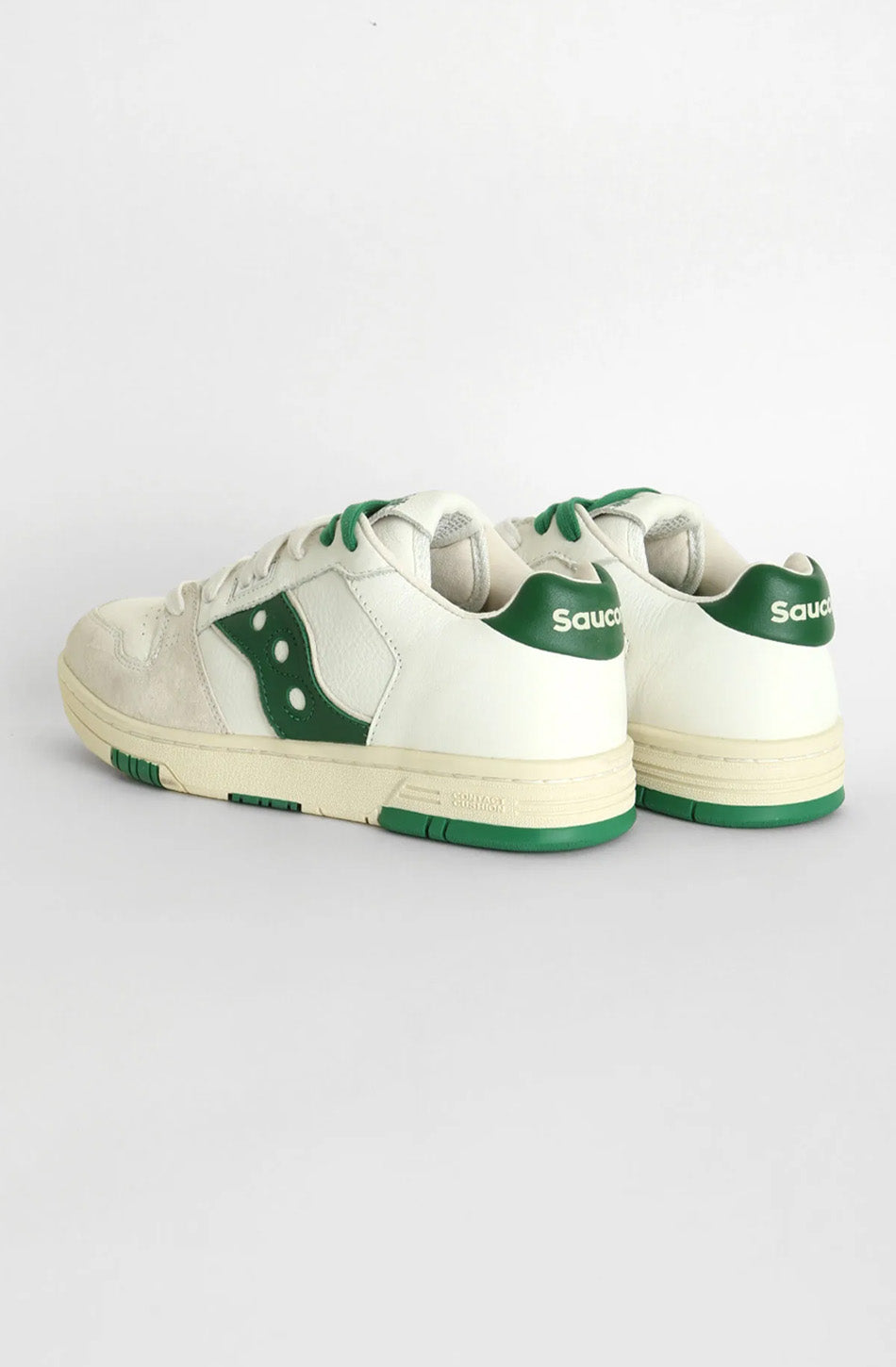 Baskets Saucony Sonic Low Beige/Green