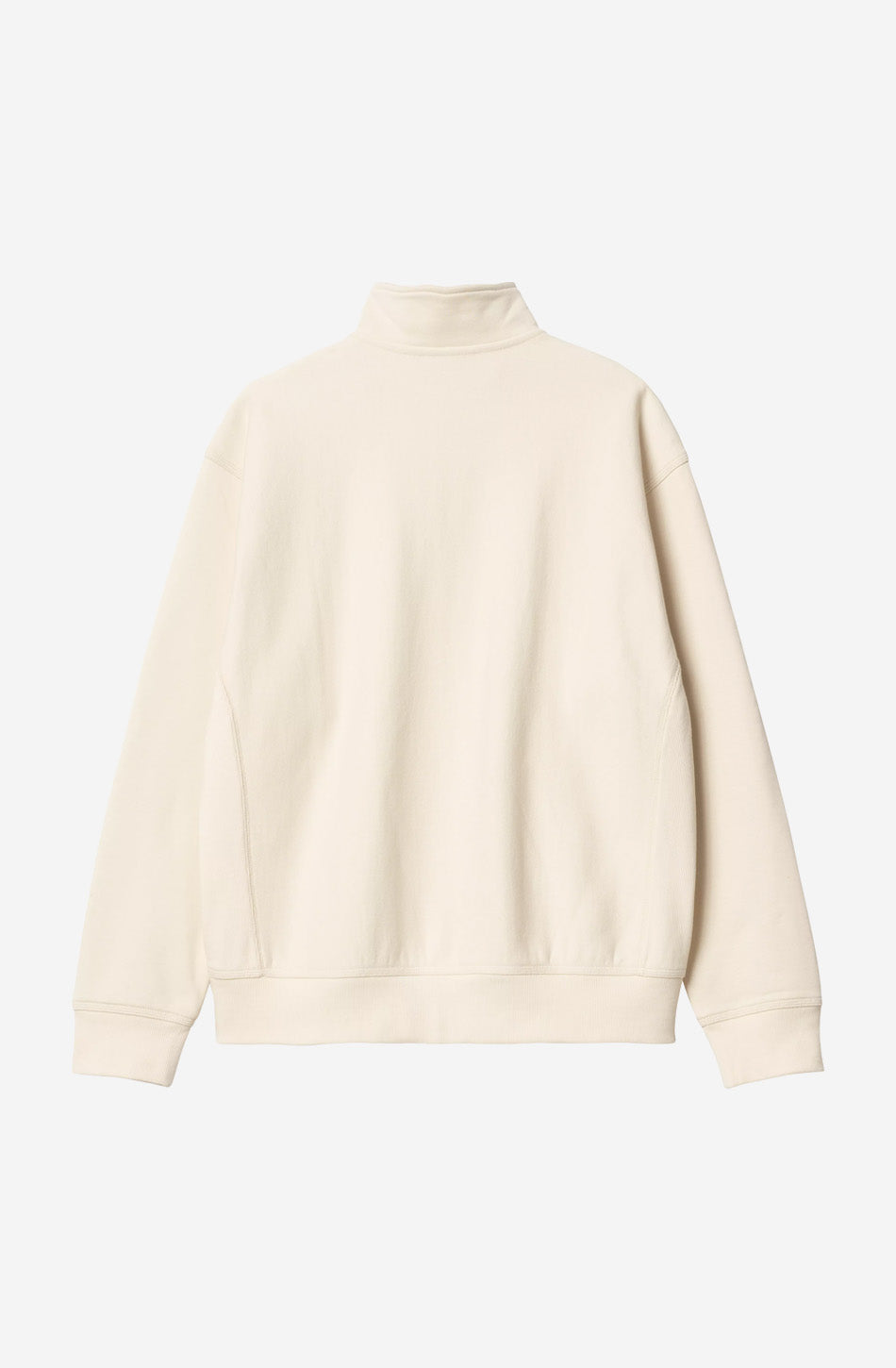 Sudadera Carhartt WIP Half Zip American Script Sweatshirt Natural 