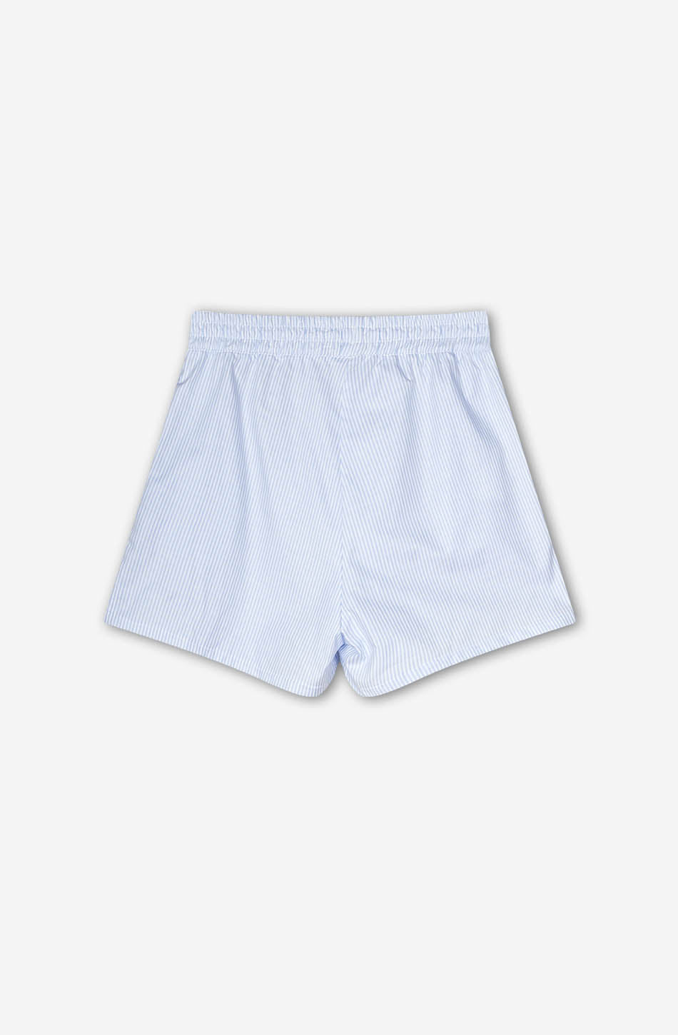 Kurze Streifen Schwarze Menschen Blau/Weiß